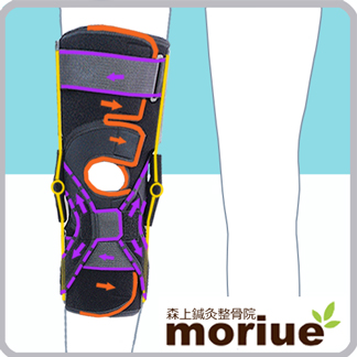 医療用｜前十字靭帯の膝サポーター｜エクスエイドニーＡＣＬ正面