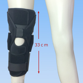 医療用の後十字靭帯損傷膝サポーター｜エクスエイドニーＰＣＬ（正面）